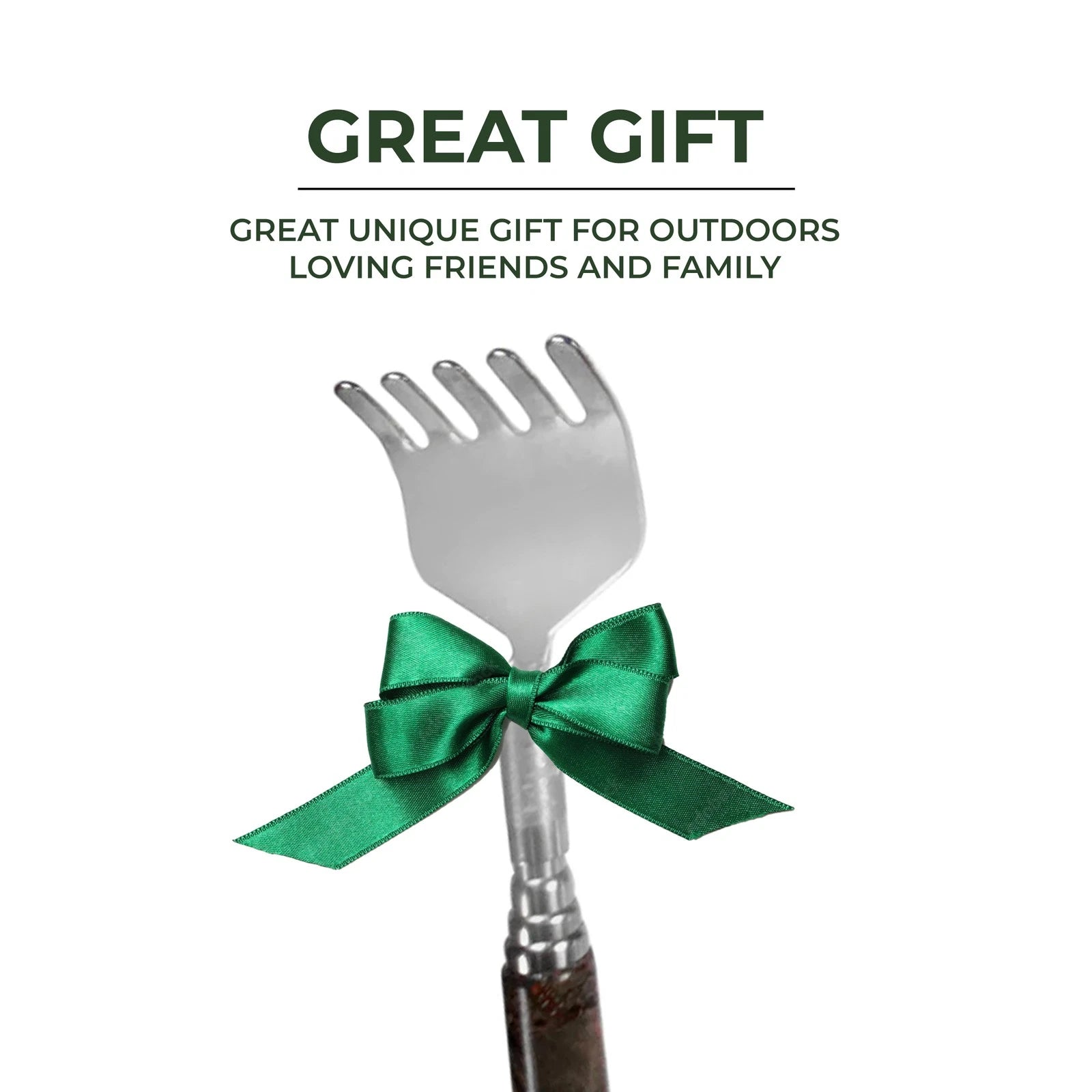 Rivers Edge Products Retractable Back Scratcher, 7-17" Telescopic Shaft, Camo