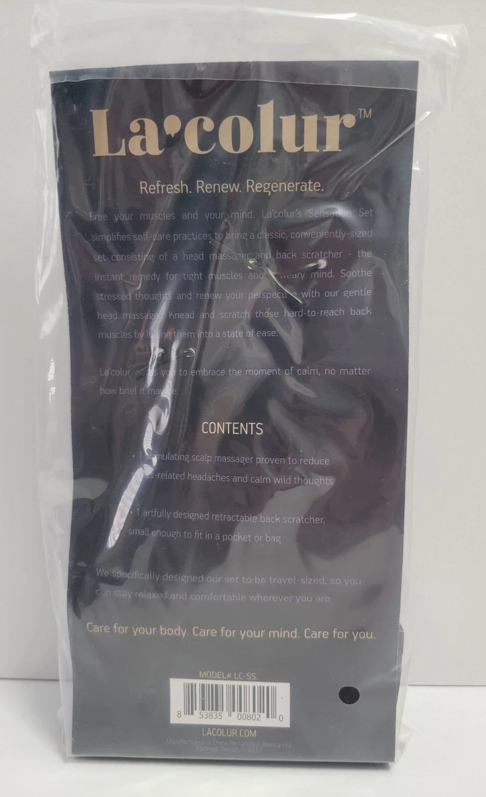 Head Massager (20-Fingers) and Telescopic Back Scratcher 2pc Set *NEW*