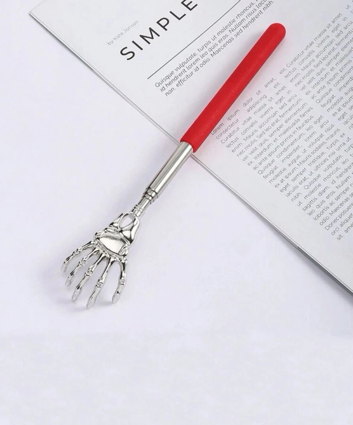 eagle Claw Back Scratcher Stainless Steel Extendable Extending Scratcher from UK