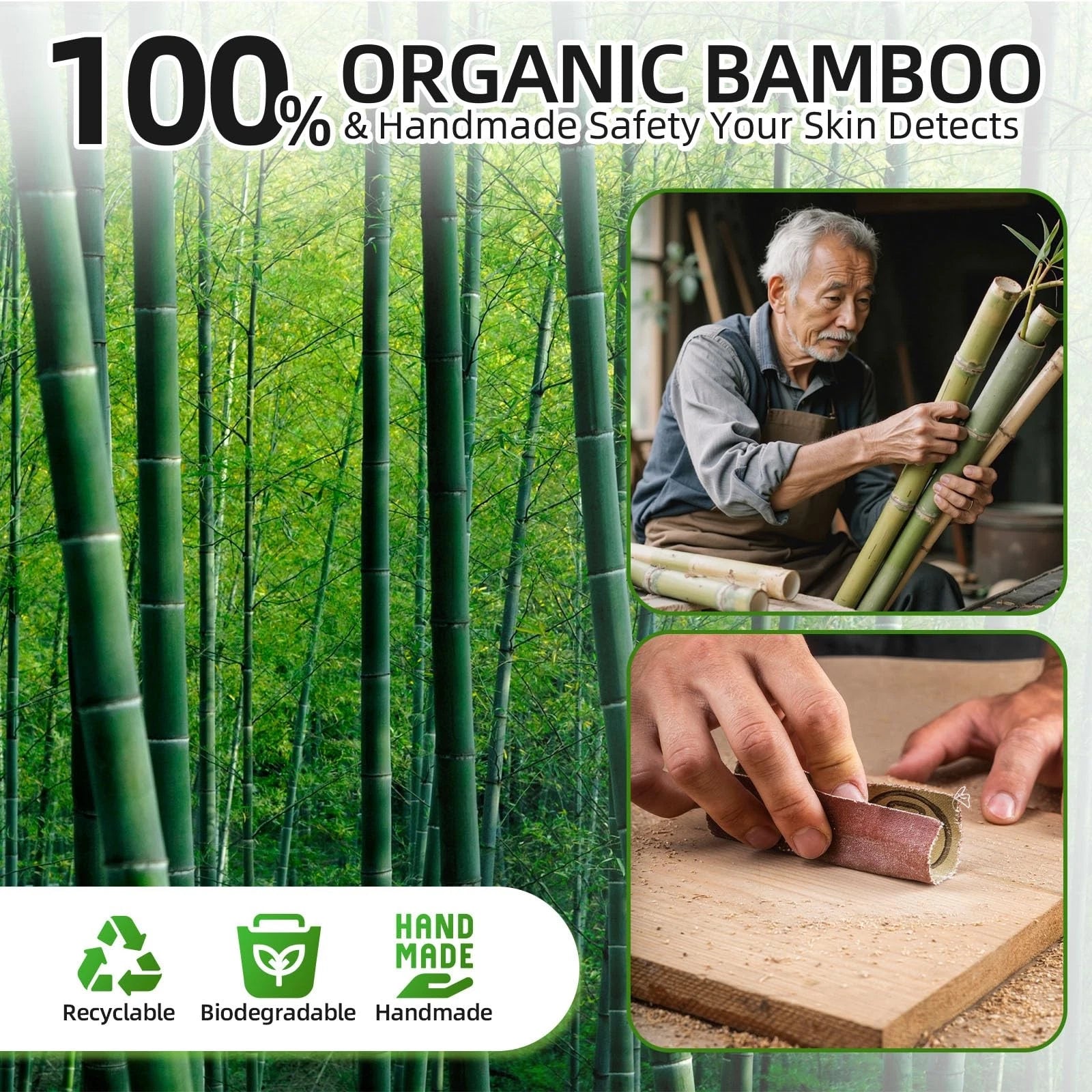 12 Pack Wooden Bamboo Back Scratcher, 16.5 Inch Long Handle Back Scratchers, ...