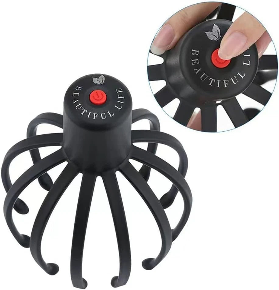 Electric Scalp Massager with 3 Modes, 360 Degree Head Massager, Cordless Port...