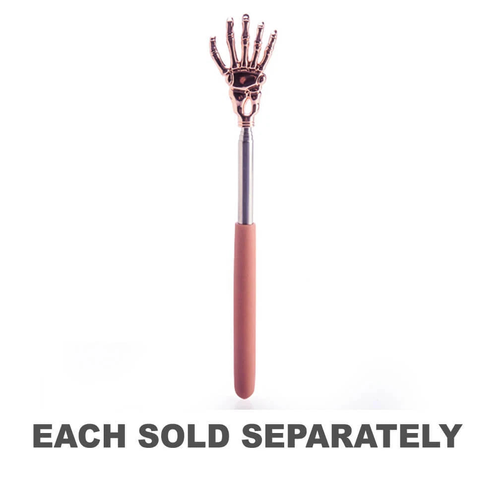Extendo Scratch BACK SCRATCHER Squelette Main Télescopique Grattoir NOUVEAU