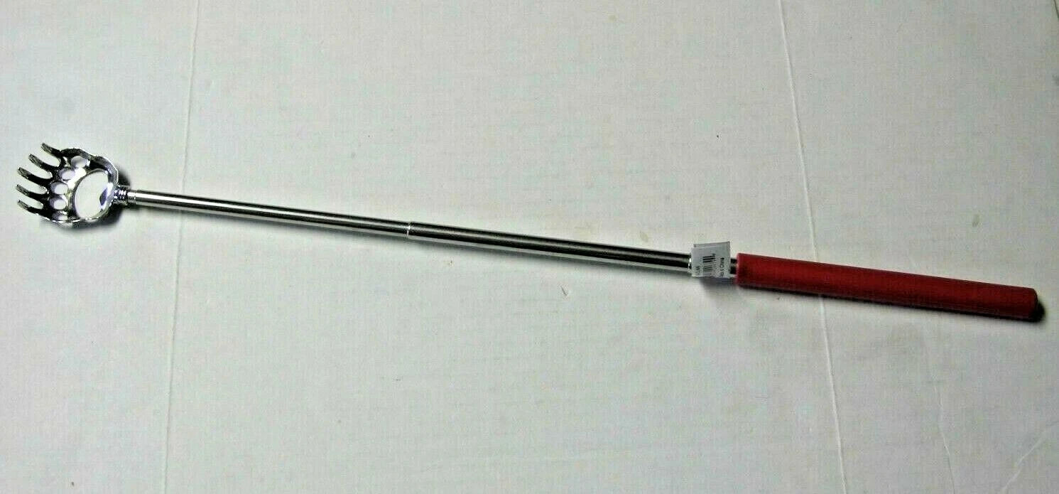 Back Scratcher, Extendable Bear Claw By DM Merchandising, Red, Brand New
