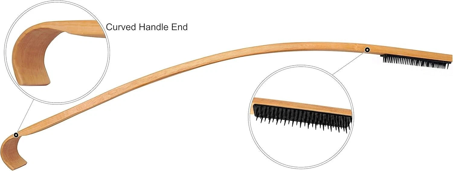 Lightweight Bamboo Back Scratcher - Versatile Intensity for Custom Itch Relief