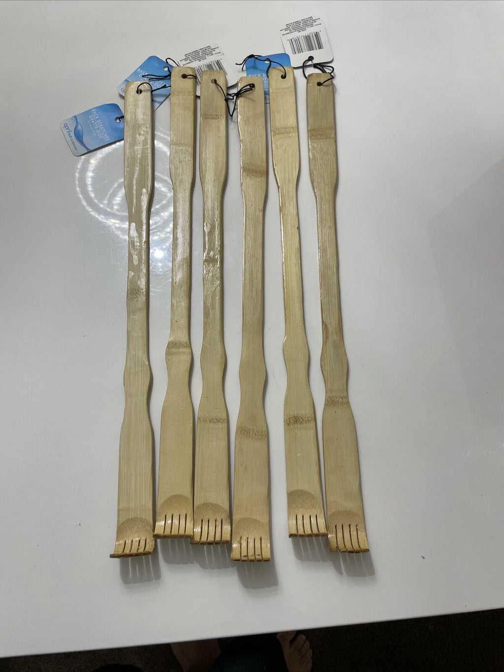 3 PCS Natural Bamboo Back Scratcher Long Reach Pick Itch Relief Tool Portable US