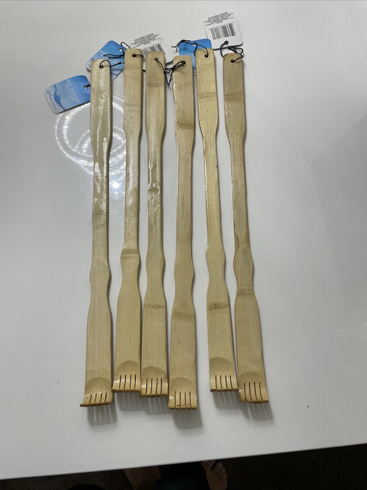3 PCS Natural Bamboo Back Scratcher Long Reach Pick Itch Relief Tool Portable US