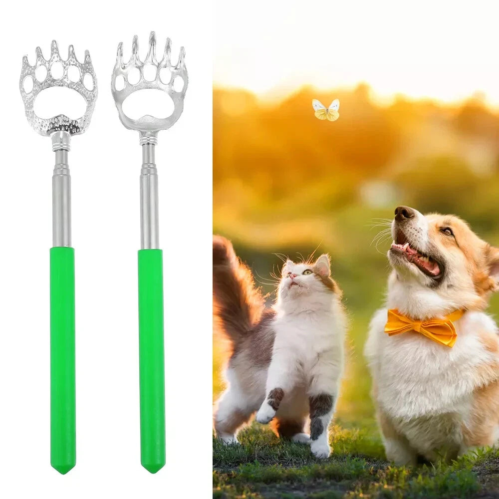 BEAR CLAW BACK SCRATCHER METAL EXTENDING EXTENDABLE MASSAGER PORTABLE TELESCOPIC
