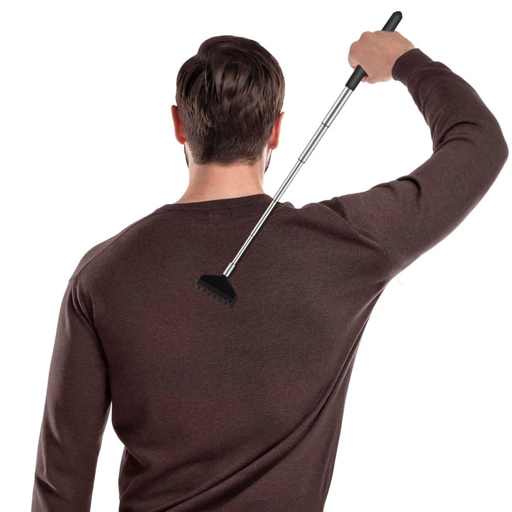 6 Pack Extendable Back Scratchers with Soft Rubber Handles for Gifts