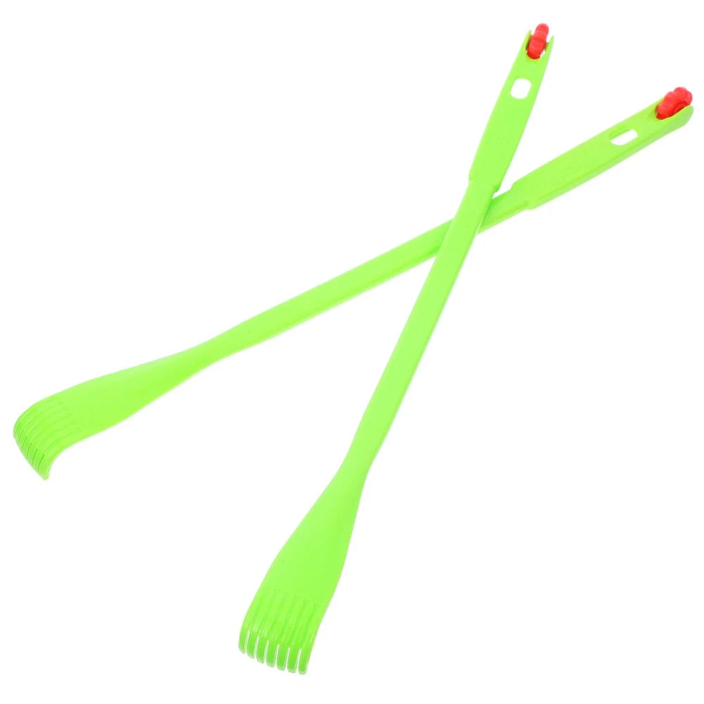2 Pcs Itch Rake Massager Travel Telescopic Back Scratcher Hand Long