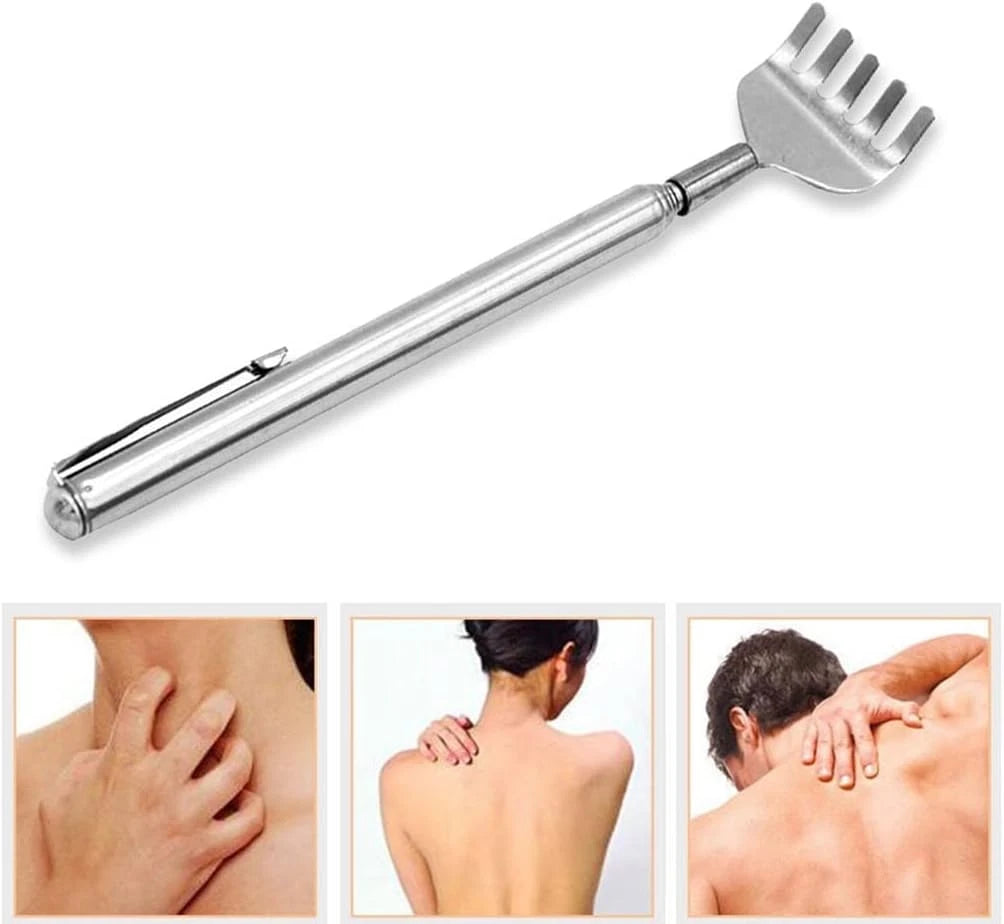 BEAR CLAW / RAKE BACK SCRATCHER Metal Extending Massager Telescopic Portable UK
