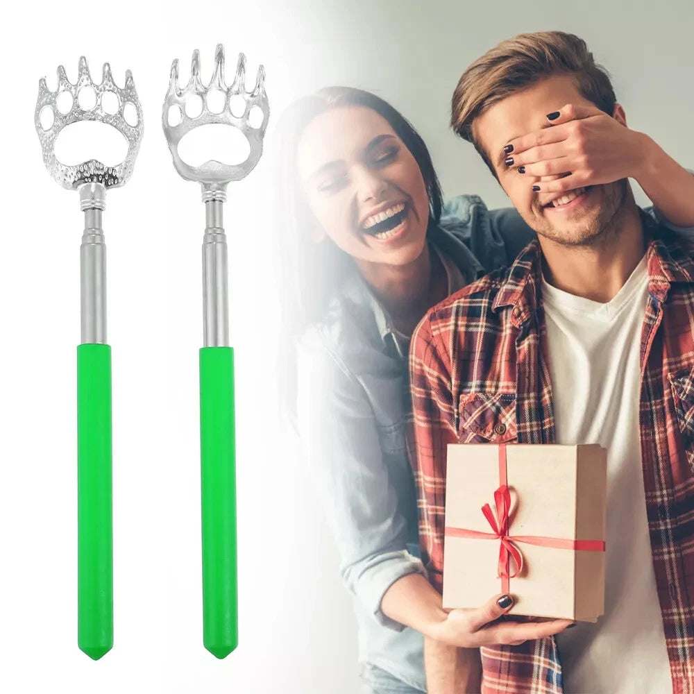 BEAR CLAW BACK SCRATCHER METAL EXTENDING EXTENDABLE MASSAGER PORTABLE TELESCOPIC