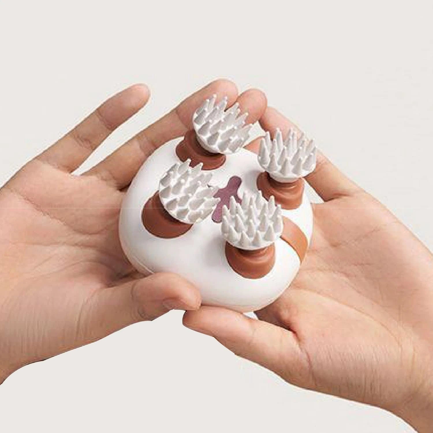 Electric Scalp Massager,Head Scratcher Mimics Four-Finger Kneading Massage,Re...