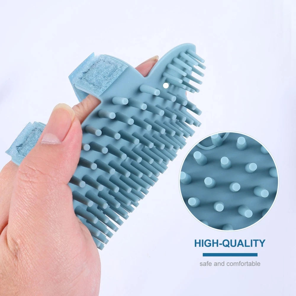 Wall Scratcher Cat Silicone Massage Brush Bridegroom Brushes for Grooming