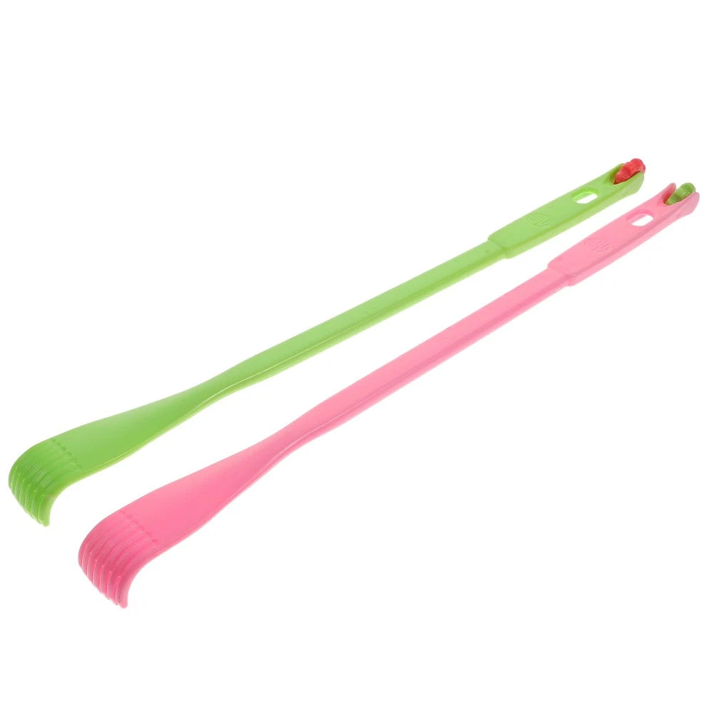 2 Pcs Itch Rake Massager Travel Telescopic Back Scratcher Hand Long