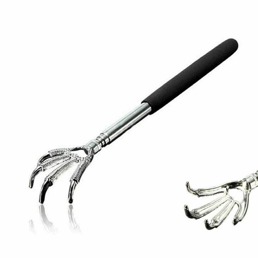Back Scratcher Telescopic Eagle Claw Metal Extendable Back Massager Portable
