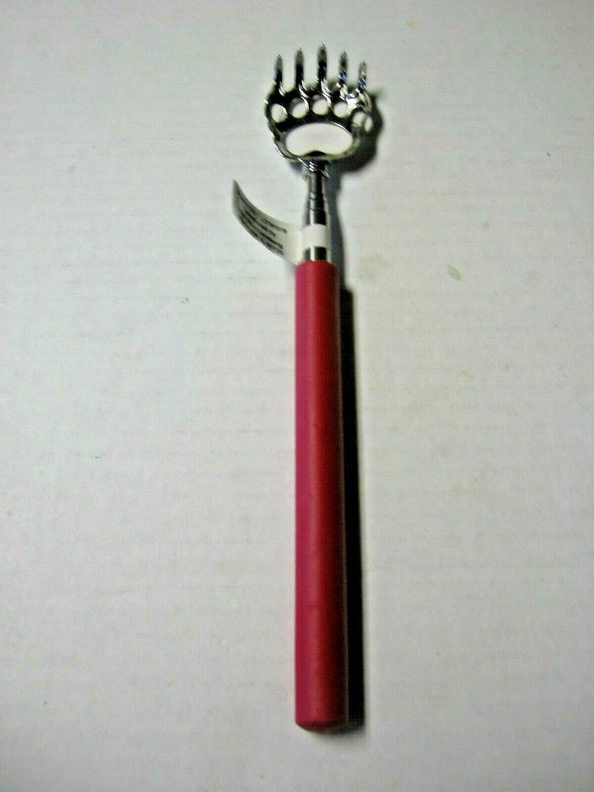 Back Scratcher, Extendable Bear Claw By DM Merchandising, Red, Brand New