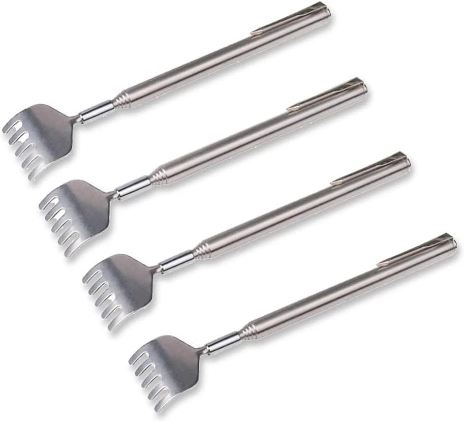 BEAR CLAW / RAKE BACK SCRATCHER Metal Extending Massager Telescopic Portable UK