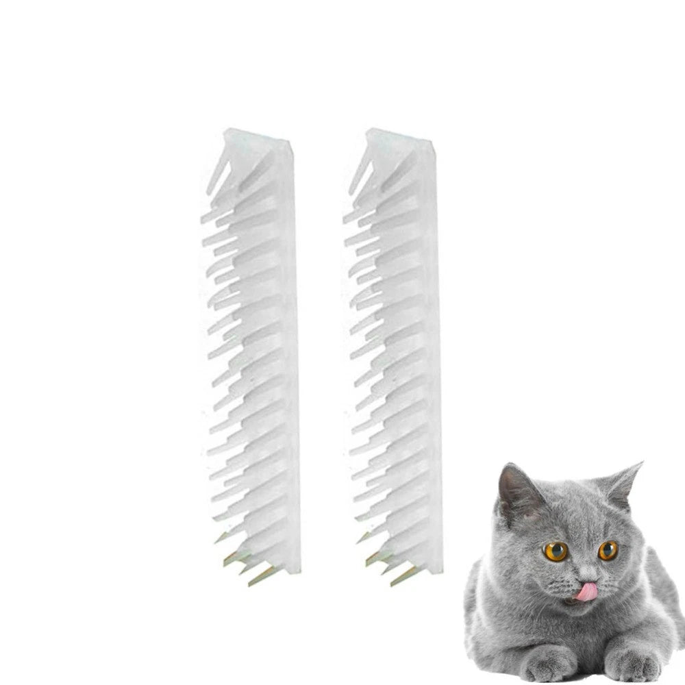 2 Pcs Cat Massager Cats Pet Grooming Brush Corner Hair Scratcher