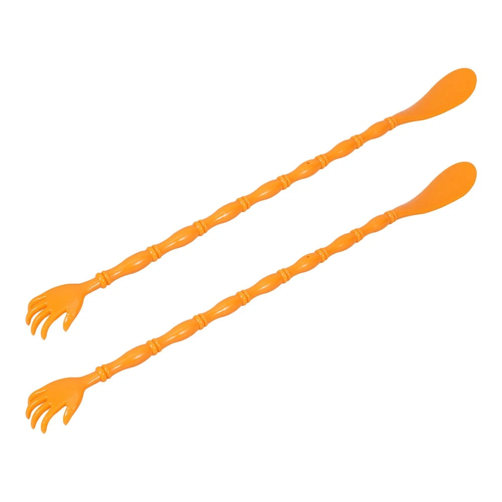 2 Pcs Itchy Claw Shoe Horn Body Hand Massager Back Scratcher Tool