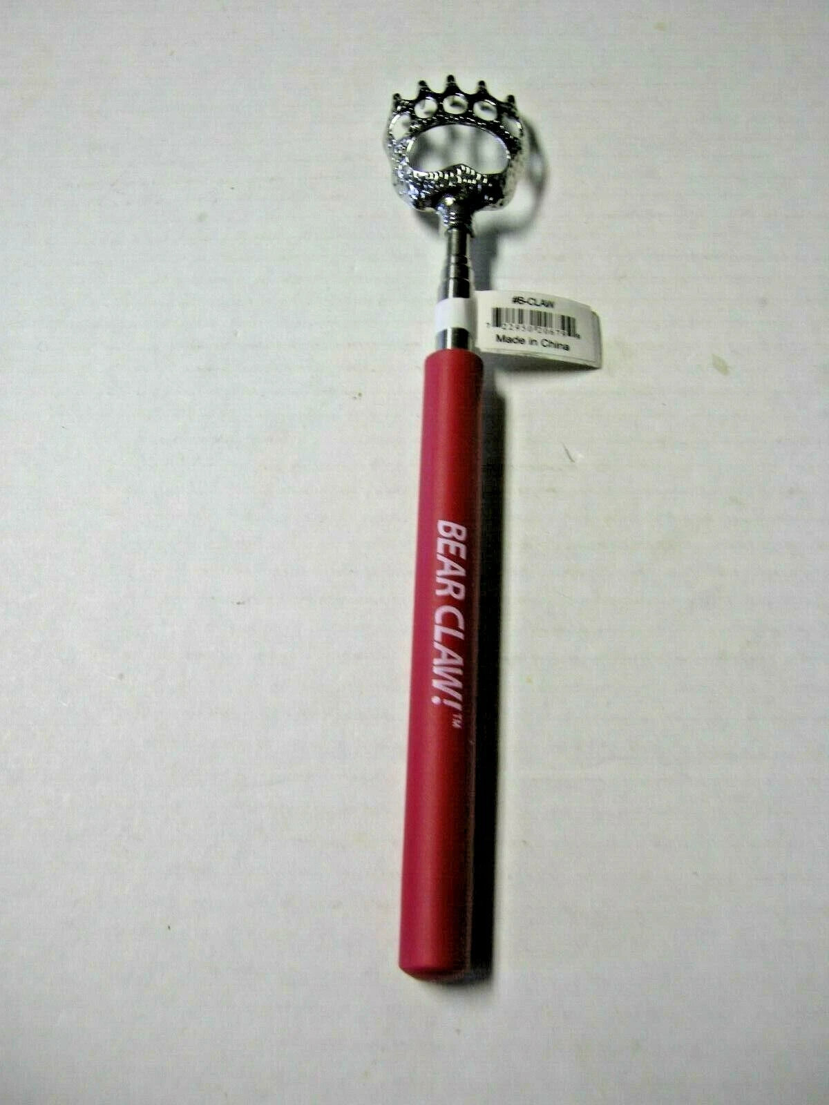 Back Scratcher, Extendable Bear Claw By DM Merchandising, Red, Brand New