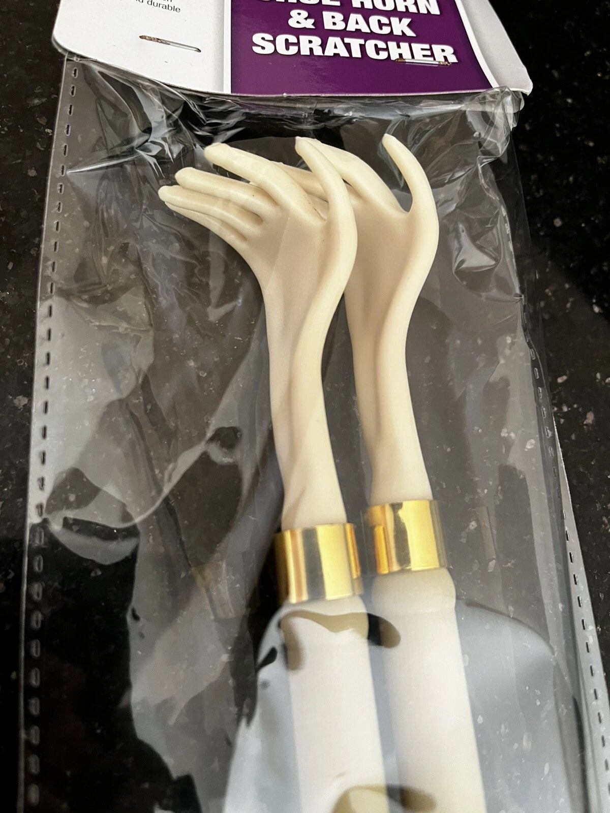Hand Shape Back Scratcher and Shoe Horn - Long Reach - 2 Pack
