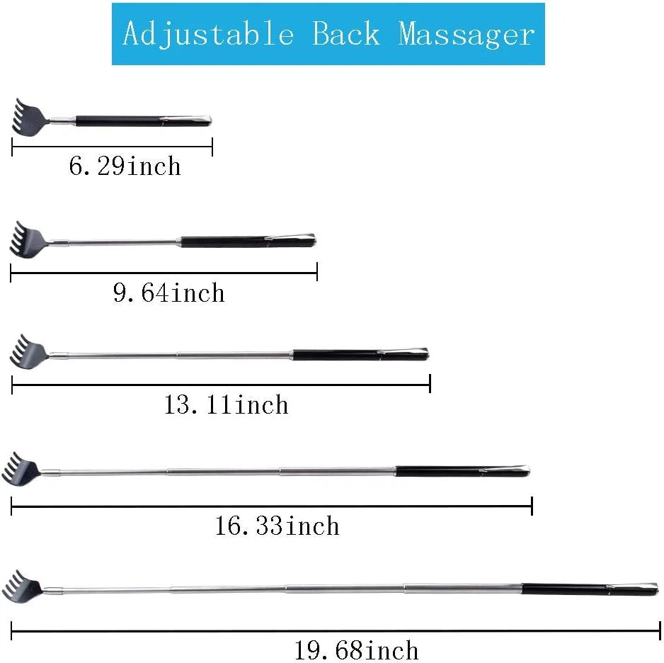 Portable Extendable Back Scratcher,  Telescoping Scratcher Tetractable Bear Claw