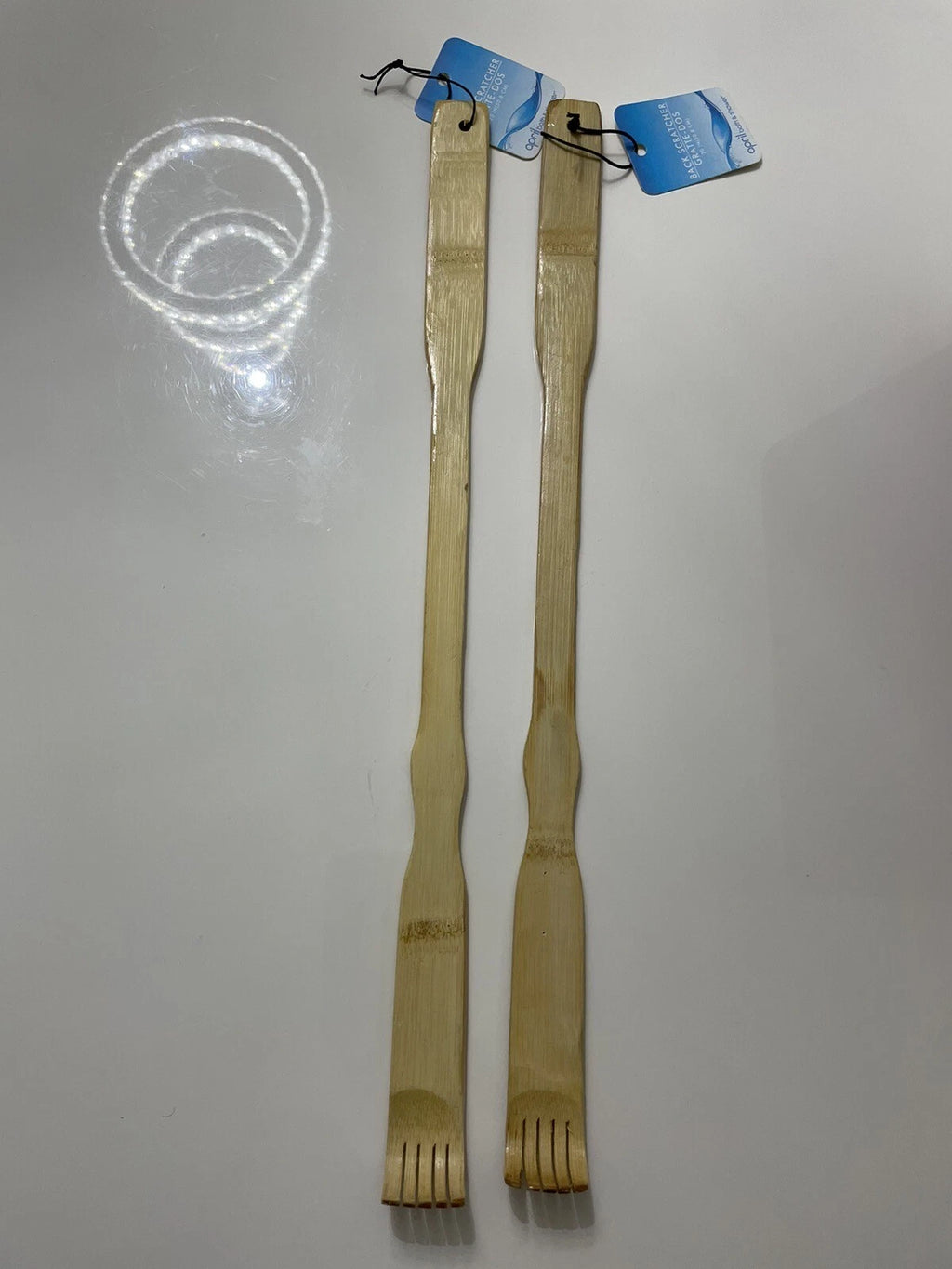 3 PCS Natural Bamboo Back Scratcher Long Reach Pick Itch Relief Tool Portable US