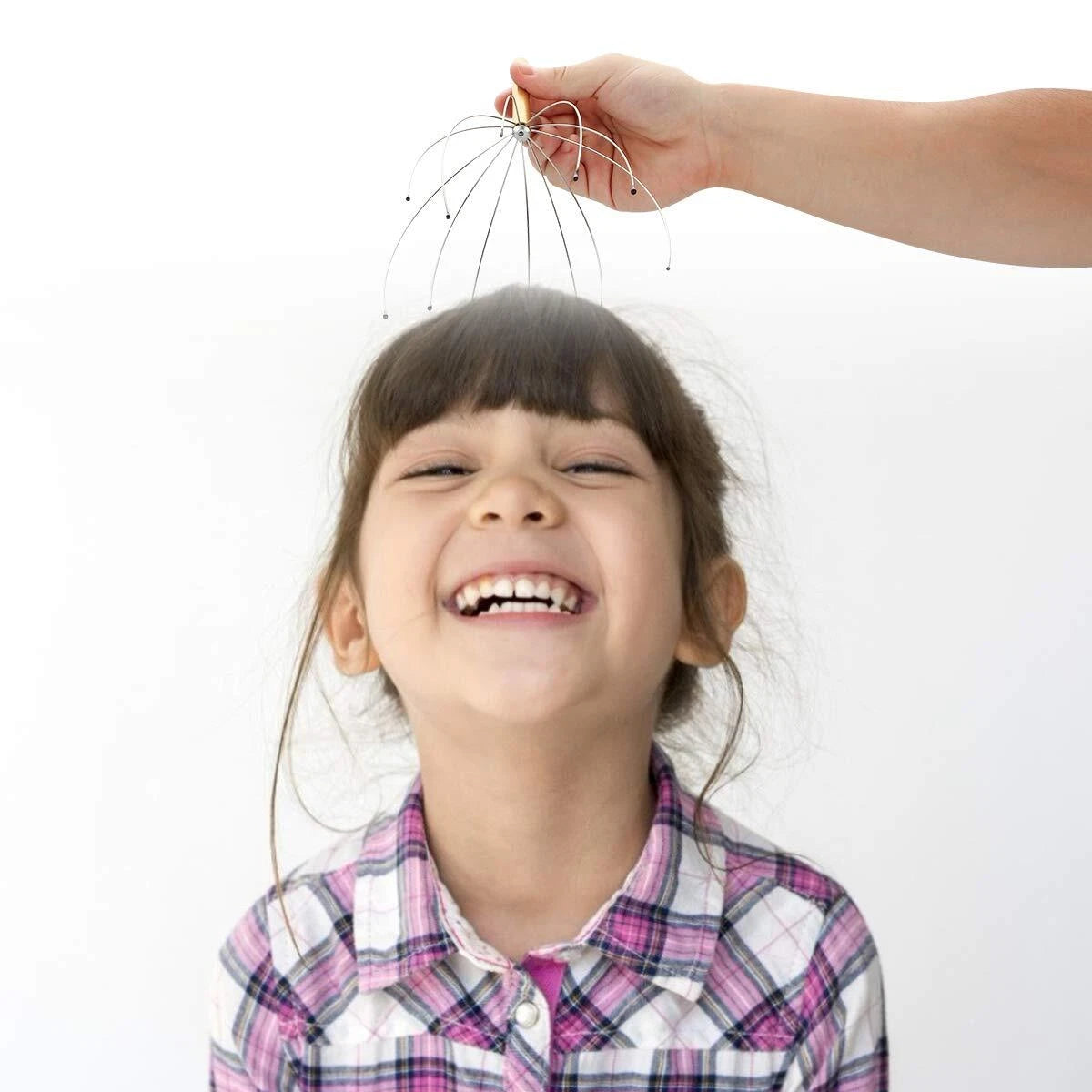4 Pcs Head Massager Head Scratcher for Deep Relaxation Hair Stimulation