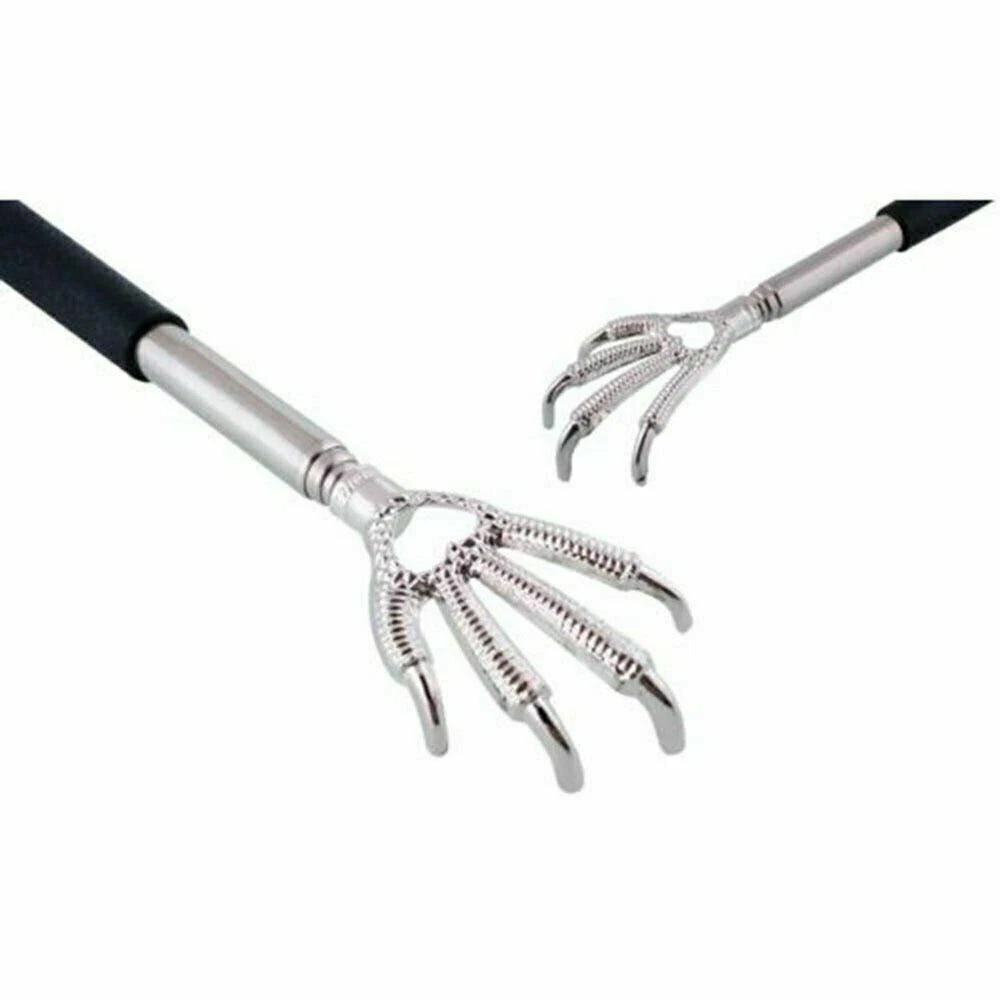 Back Scratcher Telescopic Eagle Claw Metal Extendable Back Massager Portable