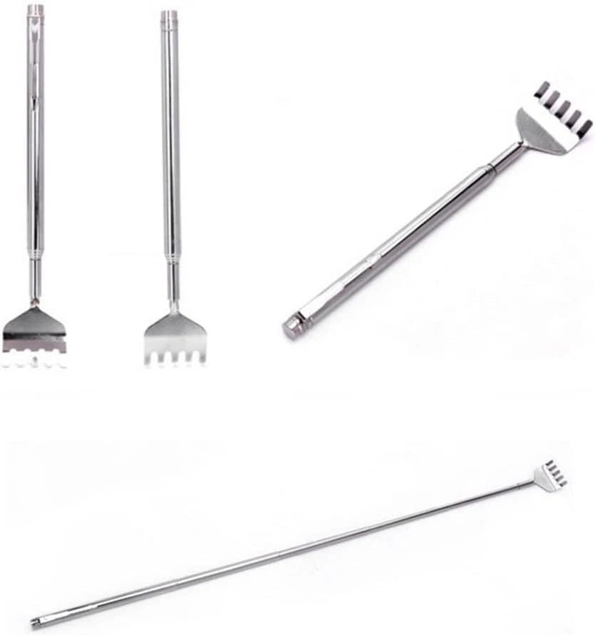 BEAR CLAW / RAKE BACK SCRATCHER Metal Extending Massager Telescopic Portable UK
