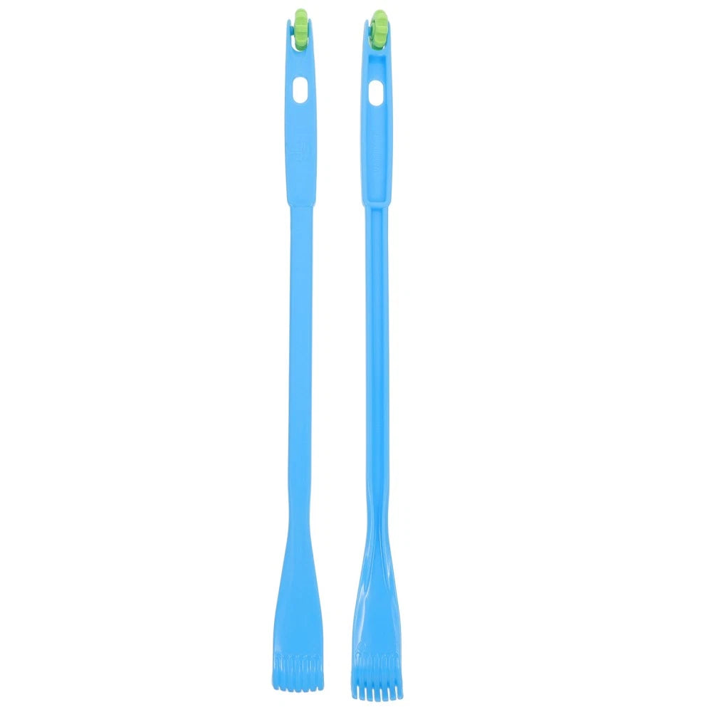 2 Pcs Itch Rake Massager Travel Telescopic Back Scratcher Hand Long