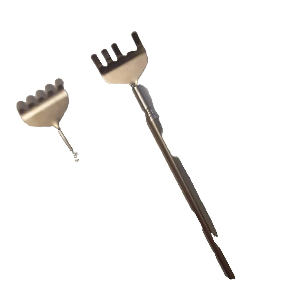 Metal Stainless Steel Back Scratcher! Telescopic Extendable Claw Extender QW US