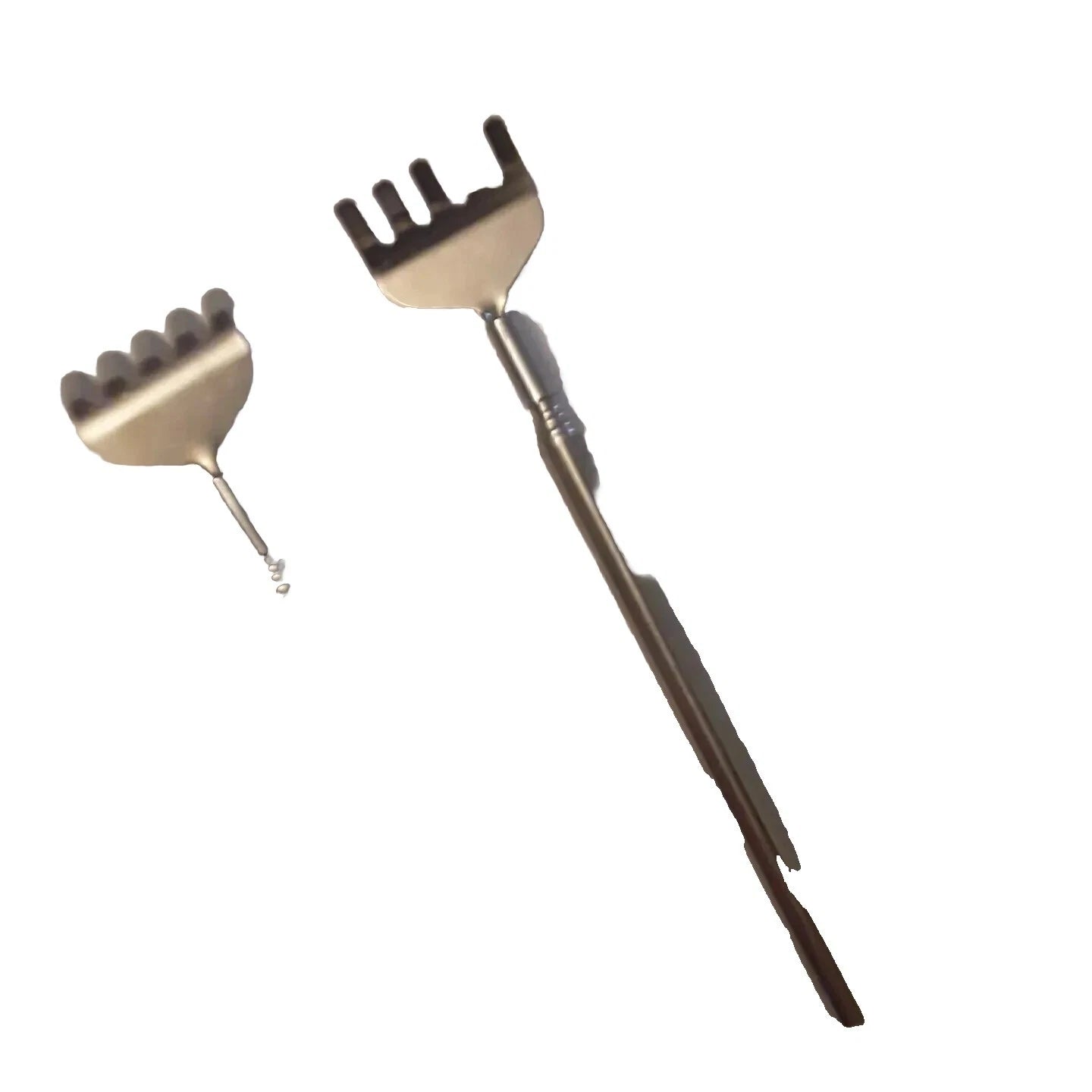 Metal Stainless Steel Back Scratcher! Telescopic Extendable Claw Extender QW US