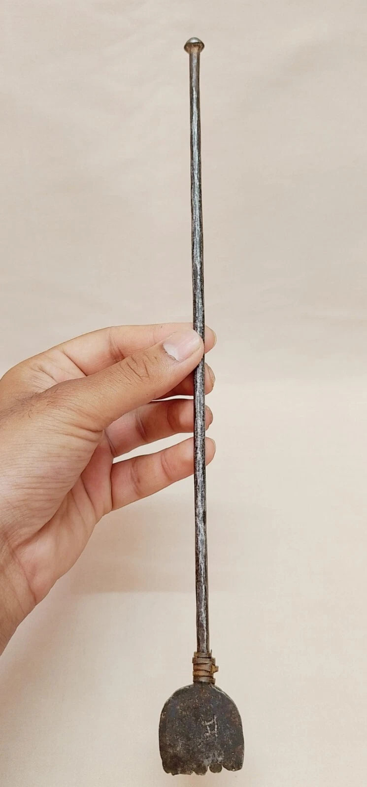Rare Vintage Iron Back Scratcher Collectible.