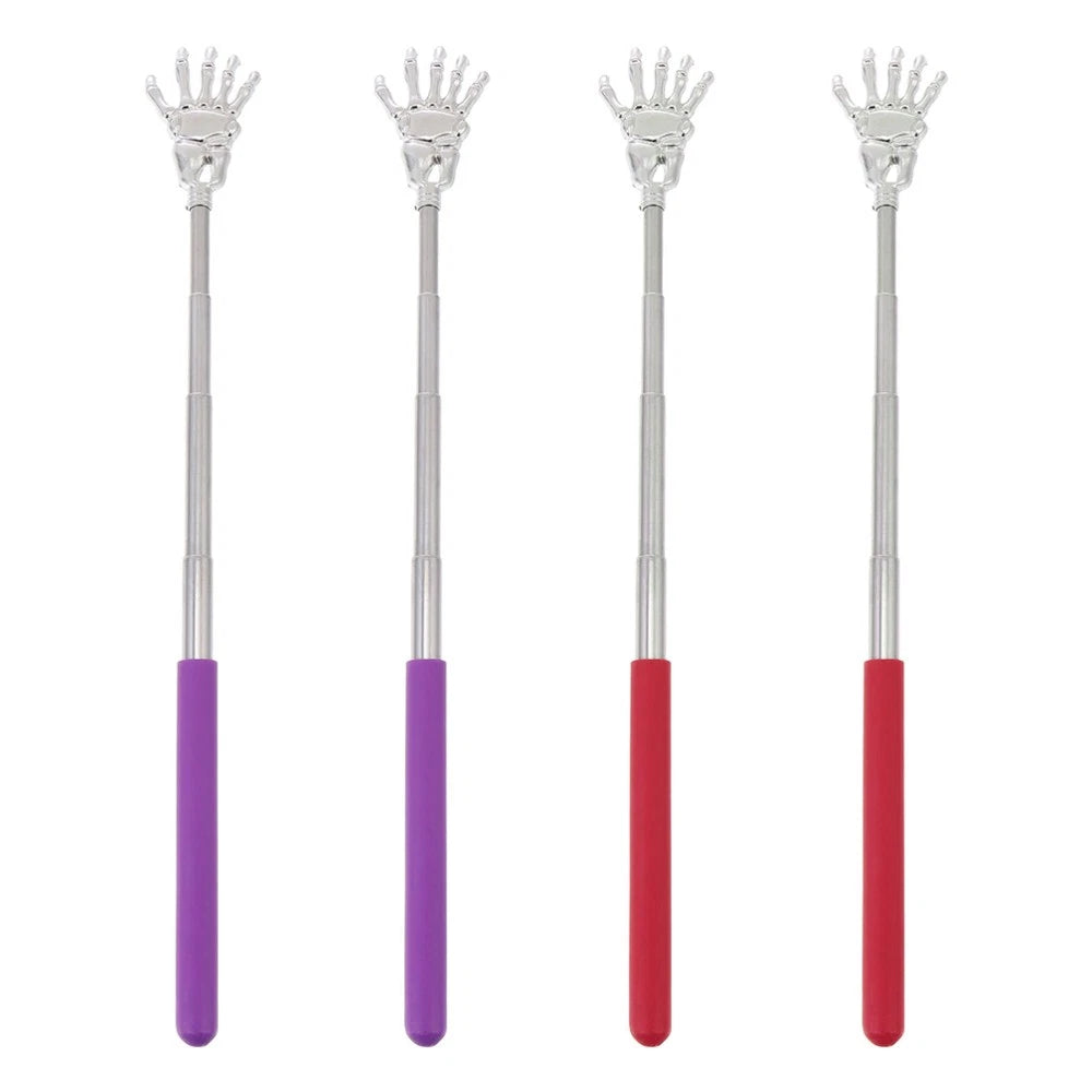 4 Pcs Massage Scratcher Child Telescoping Back Massager Portable Extendable