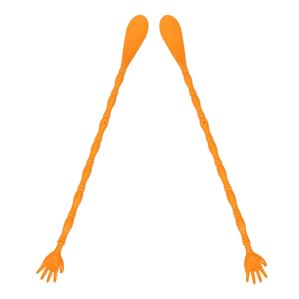 2 Pcs Itchy Claw Shoe Horn Back Scratcher with Massager for Itching