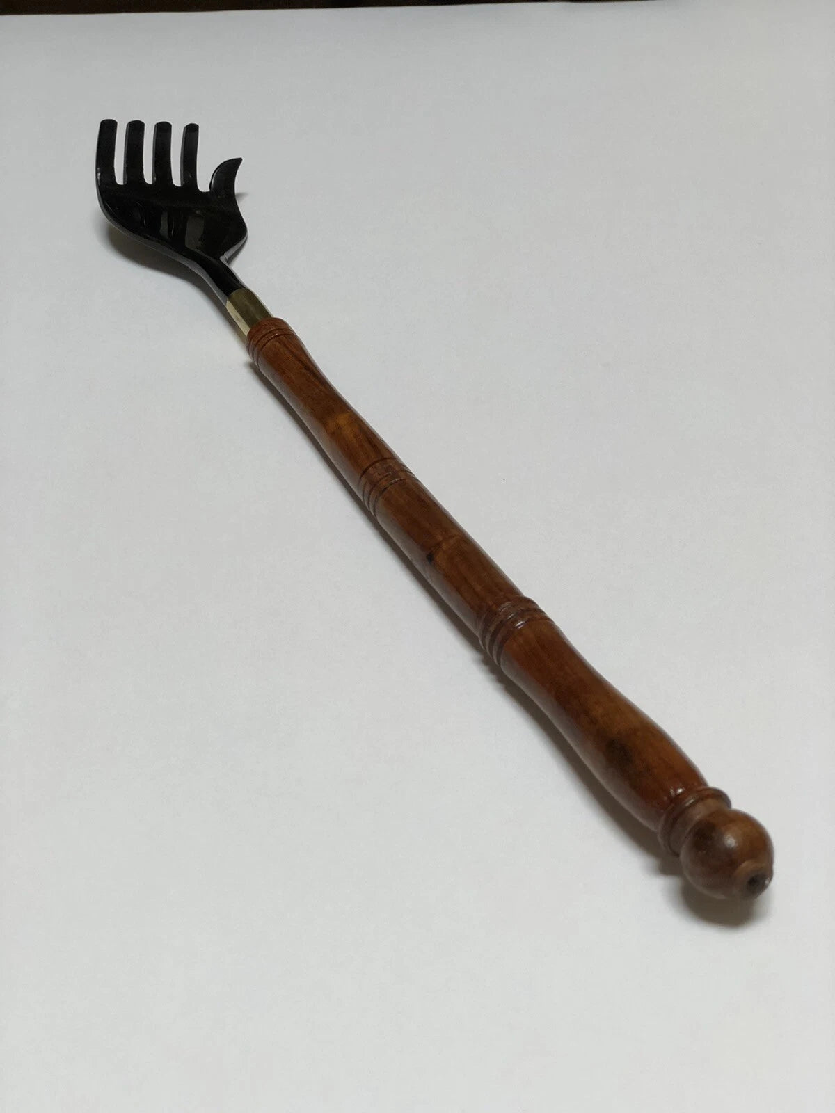 Long Back Scratcher and Shoe Horn 16 Inches Hand Carved Wood