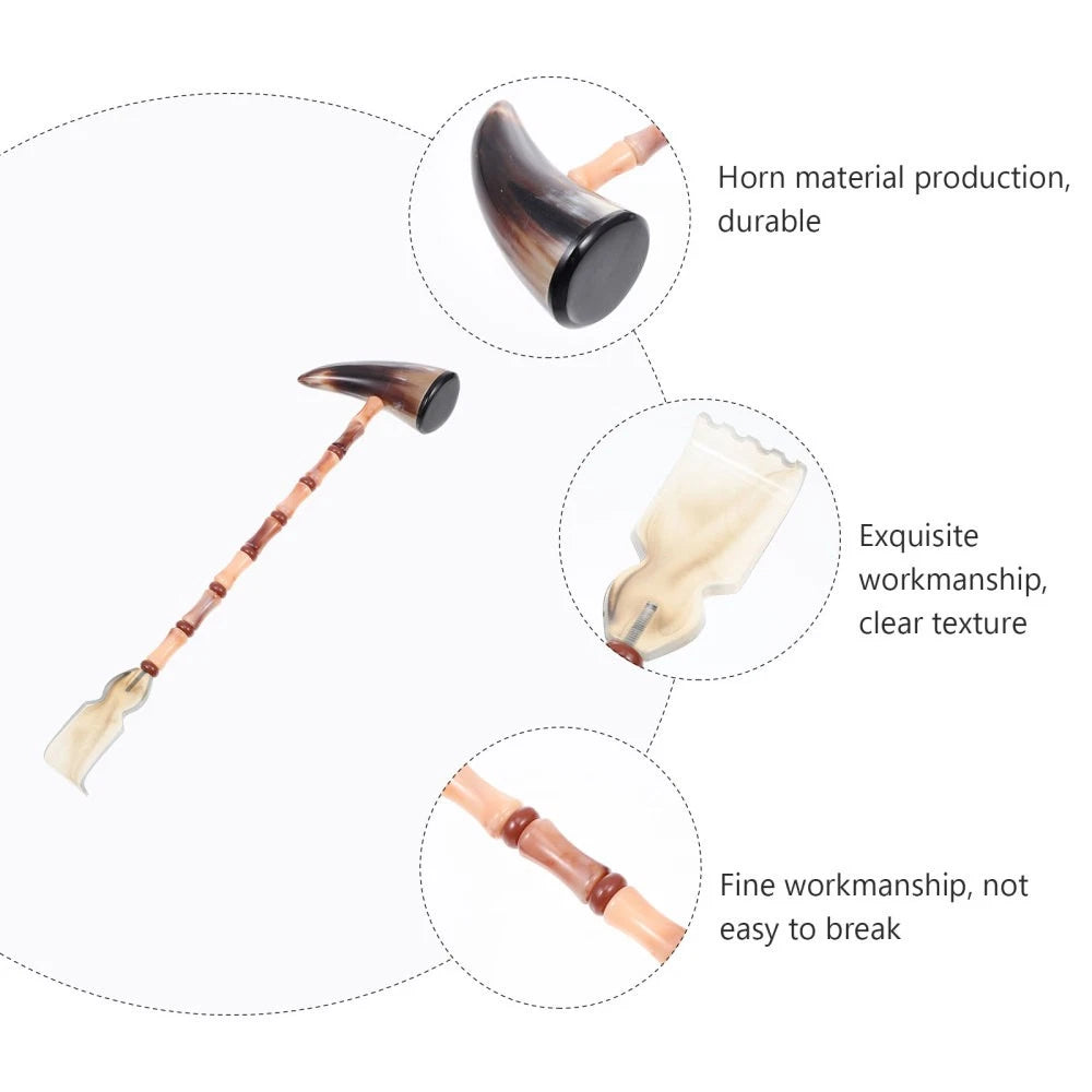 Itchy Horns Neck Massager Extendable Back Scratcher Portable Body