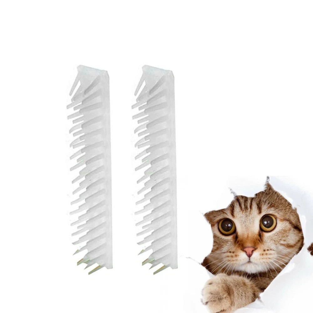 2 Pcs Cat Massager Corner Hair Scratcher Cats Pet Grooming Brush