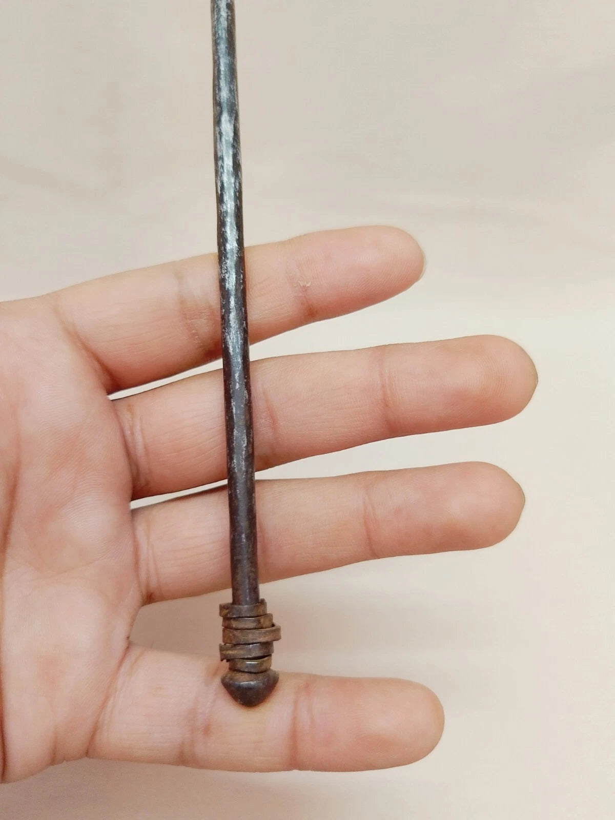 Rare Vintage Iron Back Scratcher Collectible.