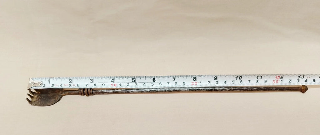 Rare Vintage Iron Back Scratcher Collectible.