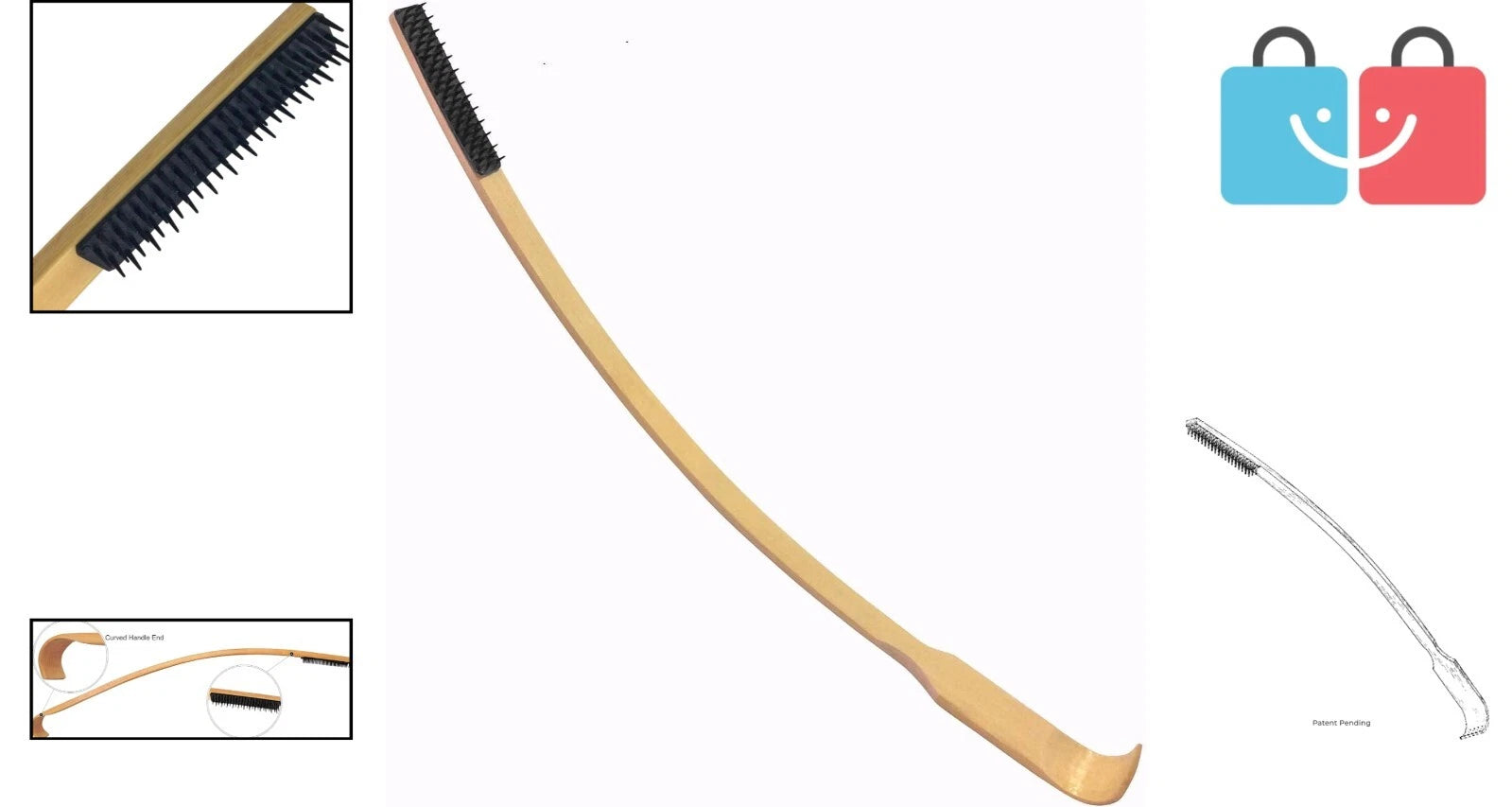 Lightweight Bamboo Back Scratcher - Versatile Intensity for Custom Itch Relief