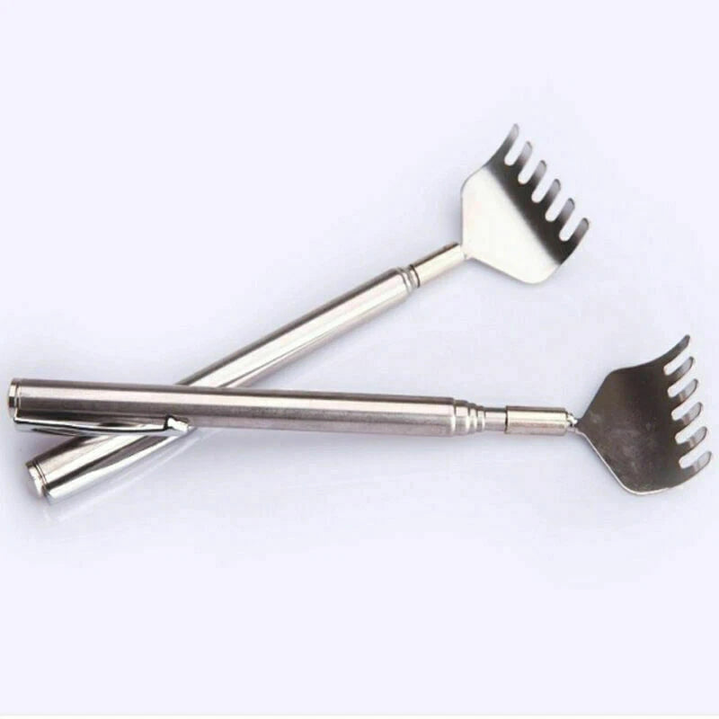 1pcs Telescopic Back Scratcher Massager Extendable Clip Useful-- X7V0