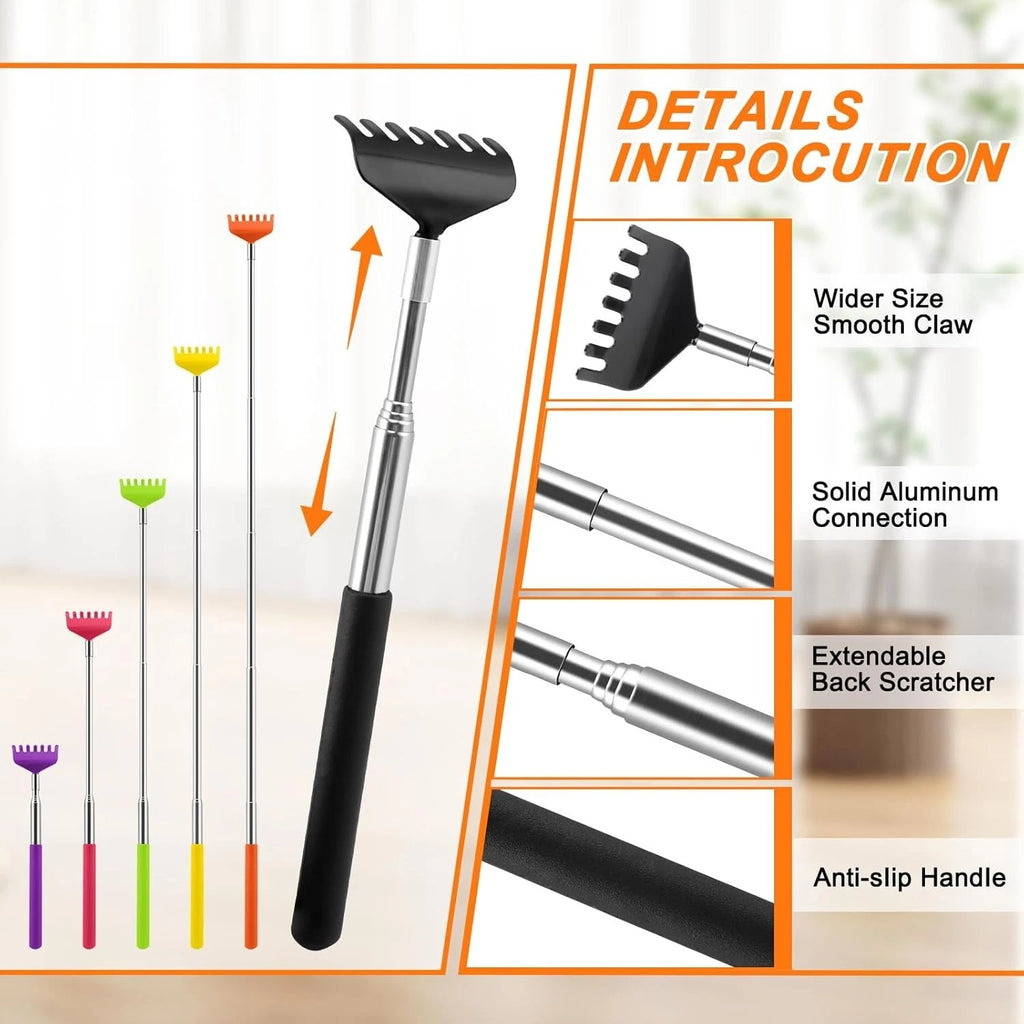 6Pack Back Scratcher,Small Funny Gifts, Stocking Stuffers for Women Men,Prize..