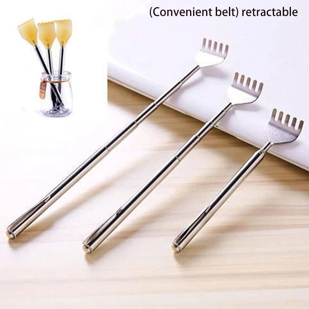 BEAR CLAW / RAKE BACK SCRATCHER Metal Extending Massager Telescopic Portable UK