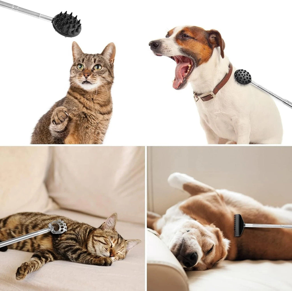 4 in 1 Telescoping Back Scratcher with Detachable Scratching Heads Gift Ideas