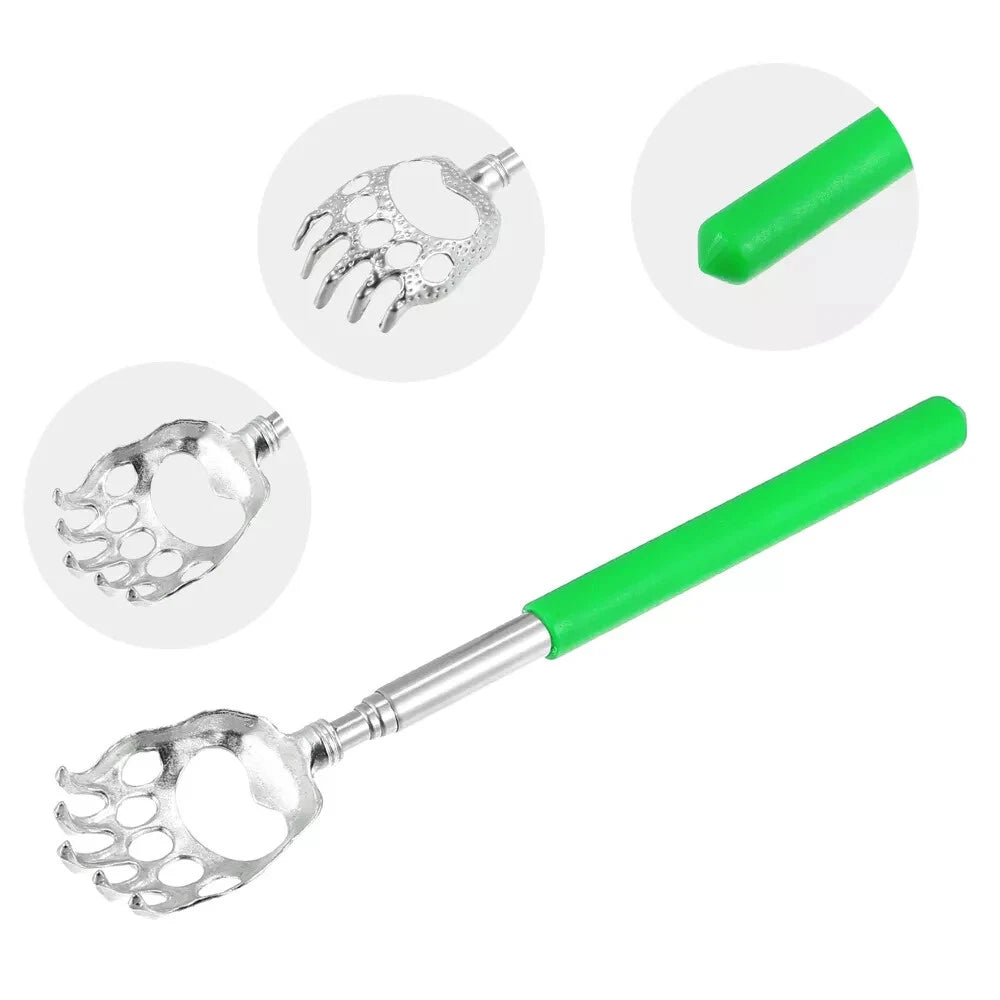 BEAR CLAW BACK SCRATCHER METAL EXTENDING EXTENDABLE MASSAGER PORTABLE TELESCOPIC