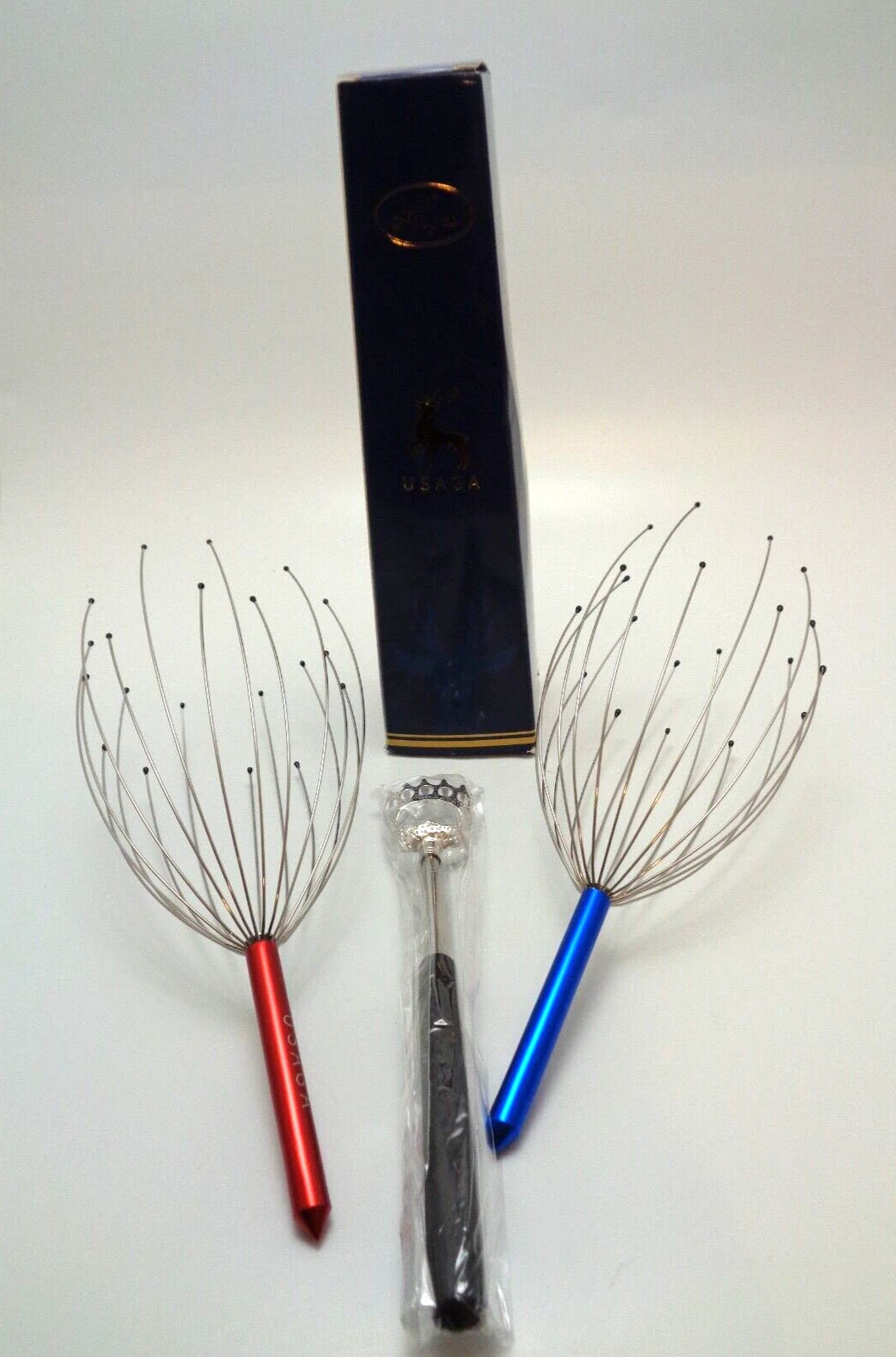 USAGA 20 Fingers Head Massager Head Scratcher Scalp Massager for Head Body
