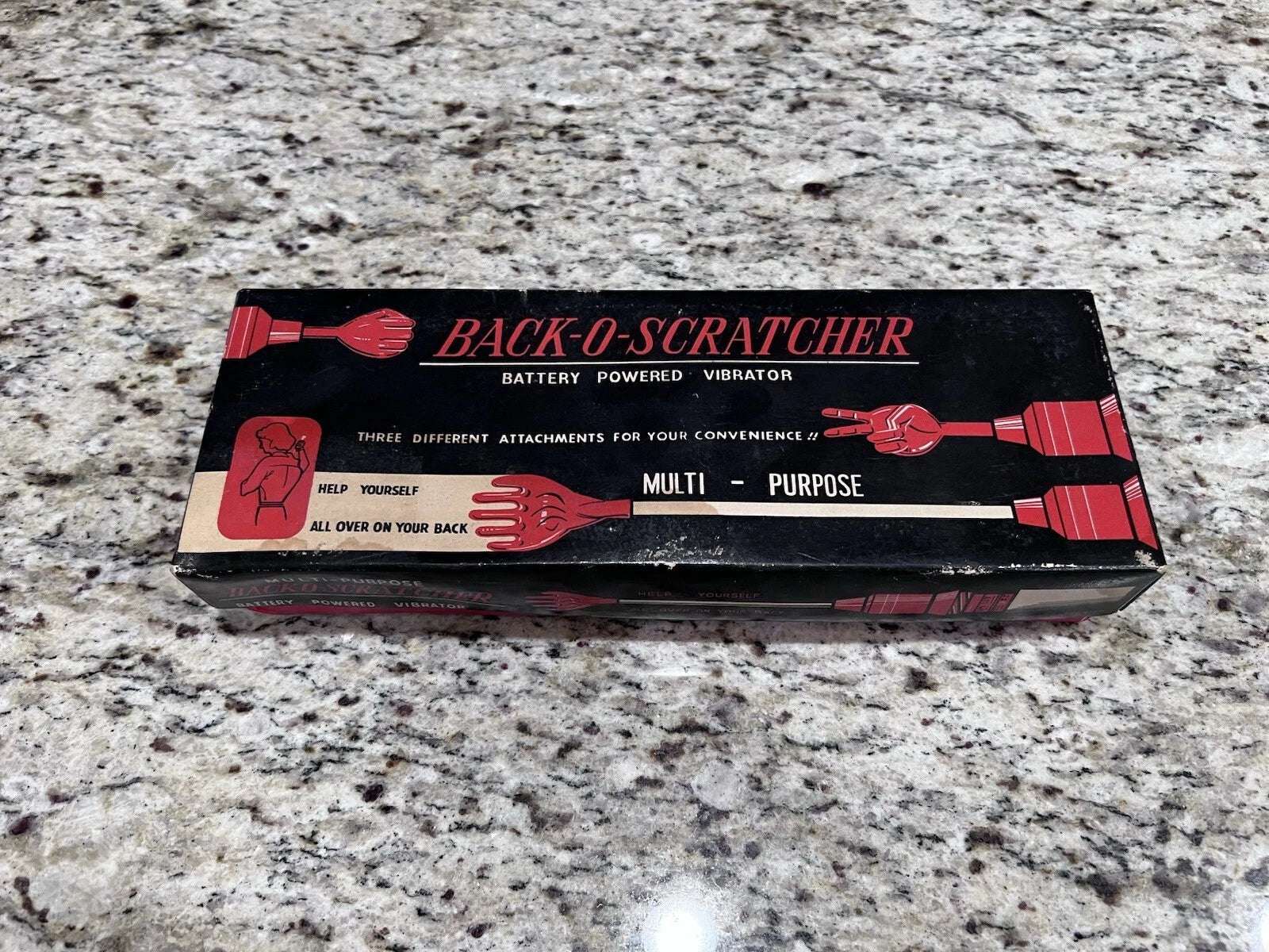 Vintage Back-O-Scratcher Battery Powered Vibrator