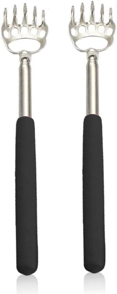 2PCS Back Scratchers, Bear Claw Shaped Scratcher Extendable Metal...